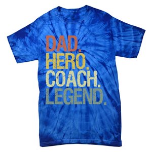 Dad Coach Gift Tie-Dye T-Shirt