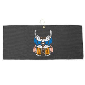 Drindl Costume German Bavarian Oktoberfest Festival Large Microfiber Waffle Golf Towel