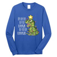 Dinosaur Christmas Gift Fa Ra Ra Rawr Tree Rex Xmas Gift Long Sleeve Shirt