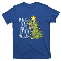 Dinosaur Christmas Gift Fa Ra Ra Rawr Tree Rex Xmas Gift T-Shirt