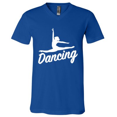 Dancing Cool Gift V-Neck T-Shirt