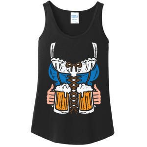 Drindl Costume German Bavarian Oktoberfest Festival Women Ladies Essential Tank