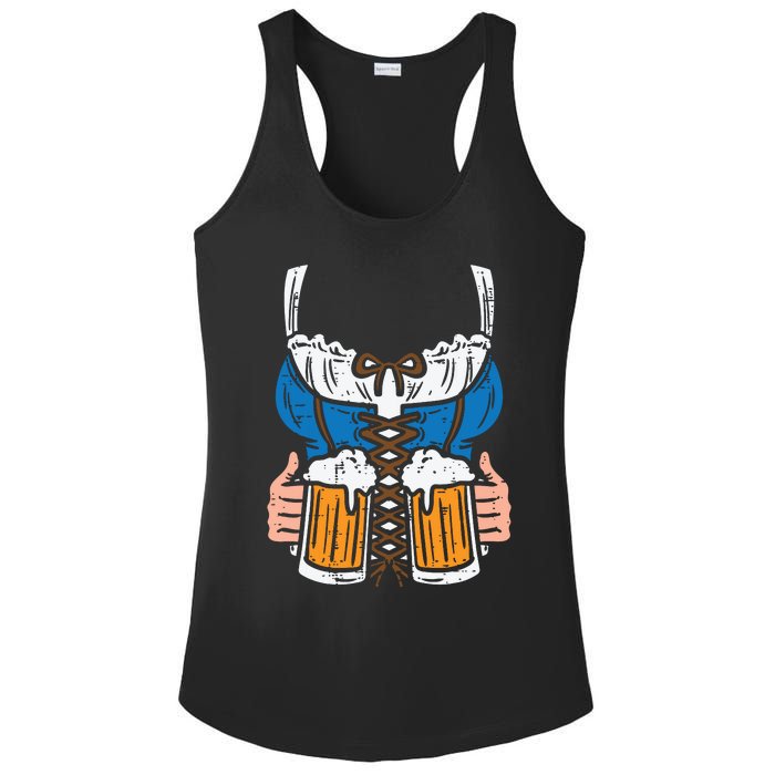 Drindl Costume German Bavarian Oktoberfest Festival Women Ladies PosiCharge Competitor Racerback Tank