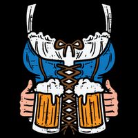 Drindl Costume German Bavarian Oktoberfest Festival Women Kids T-Shirt