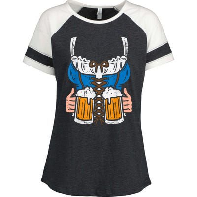 Drindl Costume German Bavarian Oktoberfest Festival Enza Ladies Jersey Colorblock Tee