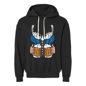 Drindl Costume German Bavarian Oktoberfest Festival Garment-Dyed Fleece Hoodie