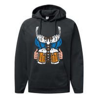 Drindl Costume German Bavarian Oktoberfest Festival Performance Fleece Hoodie