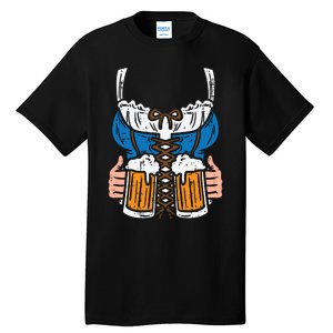 Drindl Costume German Bavarian Oktoberfest Festival Tall T-Shirt