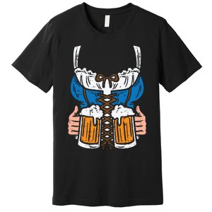 Drindl Costume German Bavarian Oktoberfest Festival Premium T-Shirt