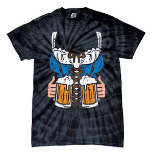 Drindl Costume German Bavarian Oktoberfest Festival Tie-Dye T-Shirt