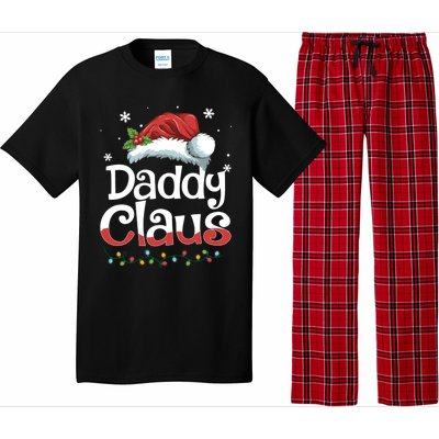 Daddy Claus Gift Funny Matching Group Family Christmas Cute Gift Pajama Set