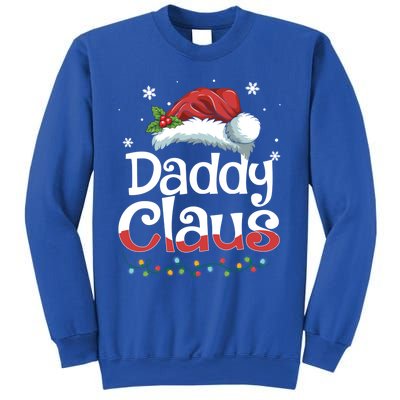 Daddy Claus Gift Funny Matching Group Family Christmas Cute Gift Sweatshirt