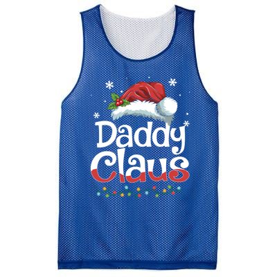 Daddy Claus Gift Funny Matching Group Family Christmas Cute Gift Mesh Reversible Basketball Jersey Tank