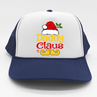 Daddy Claus Gift Santa Hat Matching Christmas Family Group Gift Trucker Hat