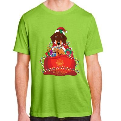 Dachshund Christmas Gift Weiner Dog Lovers Xmas Gift Cute Gift Adult ChromaSoft Performance T-Shirt