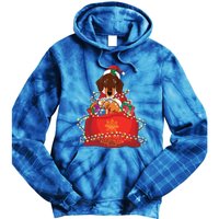 Dachshund Christmas Gift Weiner Dog Lovers Xmas Gift Cute Gift Tie Dye Hoodie