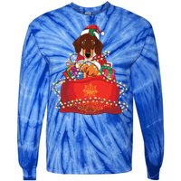 Dachshund Christmas Gift Weiner Dog Lovers Xmas Gift Cute Gift Tie-Dye Long Sleeve Shirt