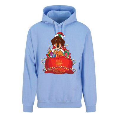 Dachshund Christmas Gift Weiner Dog Lovers Xmas Gift Cute Gift Unisex Surf Hoodie