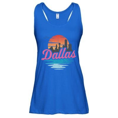 Dallas City Great Gift Ladies Essential Flowy Tank