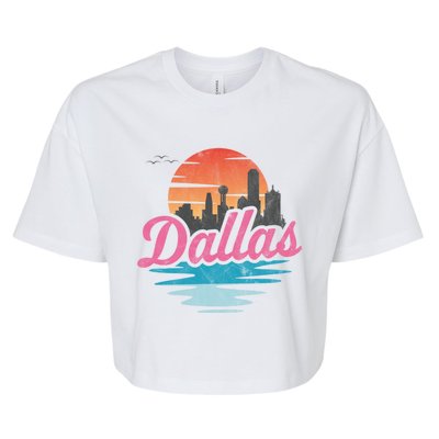 Dallas City Great Gift Bella+Canvas Jersey Crop Tee