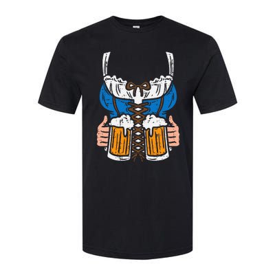 Drindl Costume German Bavarian Oktoberfest Festival Softstyle® CVC T-Shirt