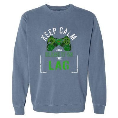 Duty Call Gaming Legend Of Your League Keep Salty Dont Tilt Garment-Dyed Sweatshirt