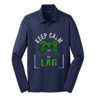 Duty Call Gaming Legend Of Your League Keep Salty Dont Tilt Silk Touch Performance Long Sleeve Polo