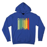 Dallas Cool Gift 80s Vintage Retro Dallas Texas Skyline Gift Hoodie