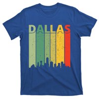 Dallas Cool Gift 80s Vintage Retro Dallas Texas Skyline Gift T-Shirt