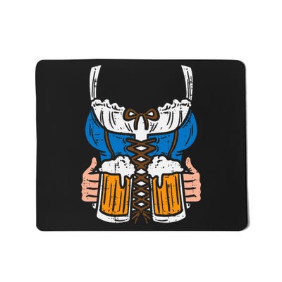 Drindl Costume German Bavarian Oktoberfest Festival Mousepad