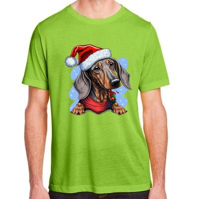 Dachshund Christmas Gift Adult ChromaSoft Performance T-Shirt