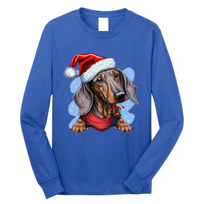 Dachshund Christmas Gift Long Sleeve Shirt