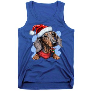 Dachshund Christmas Gift Tank Top