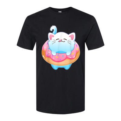 Donut Cat Gifts For Kitty Lovers S Softstyle® CVC T-Shirt