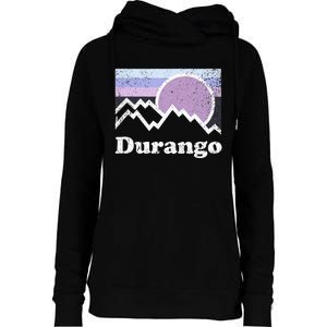 Durango Colorado Gift Souvenir Retro Womens Funnel Neck Pullover Hood