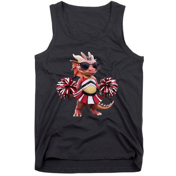 Dragon Cheerleader Gift Idea Fashion Custom Graphic Tank Top