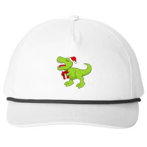 Dinosaur Christmas Gift Fa Ra Rawr Tree Rex Xmas Gift Great Gift Snapback Five-Panel Rope Hat