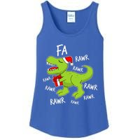 Dinosaur Christmas Gift Fa Ra Rawr Tree Rex Xmas Gift Great Gift Ladies Essential Tank