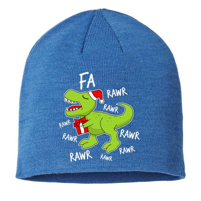 Dinosaur Christmas Gift Fa Ra Rawr Tree Rex Xmas Gift Great Gift Sustainable Beanie