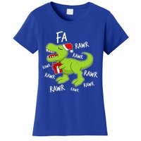 Dinosaur Christmas Gift Fa Ra Rawr Tree Rex Xmas Gift Great Gift Women's T-Shirt