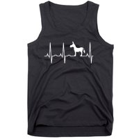 Donkey Cute Gift Donkey Heartbeat Hooded Cute Gift Tank Top