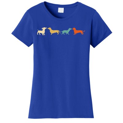 Dachshund Cute Gift Vintage Retro Wiener Dog Tee Gift Women's T-Shirt