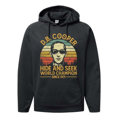 D.B. Coopers Hide And Seek Champion Since 1971 Db Cooper Performance Fleece Hoodie