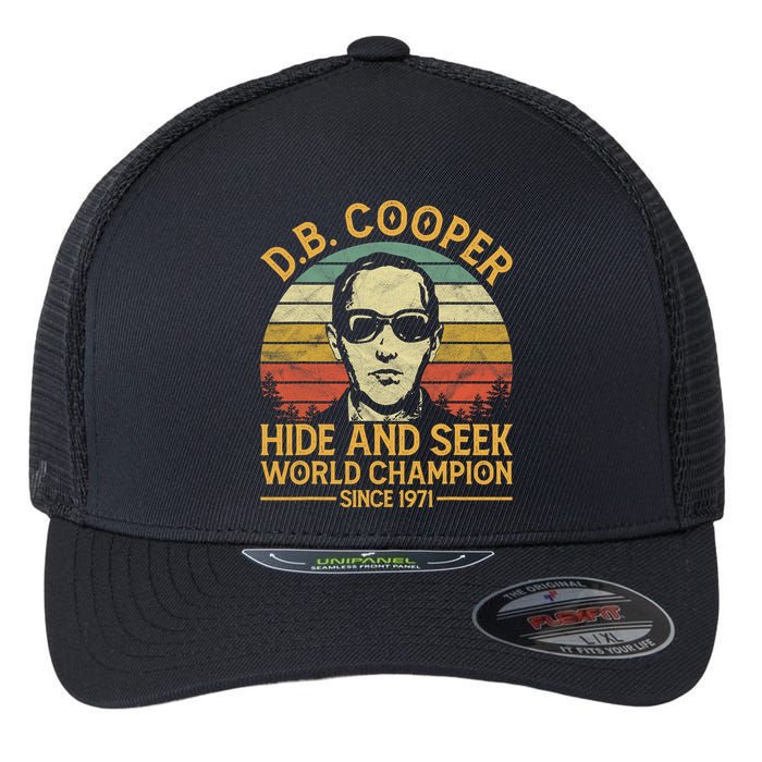 D.B. Coopers Hide And Seek Champion Since 1971 Db Cooper Flexfit Unipanel Trucker Cap
