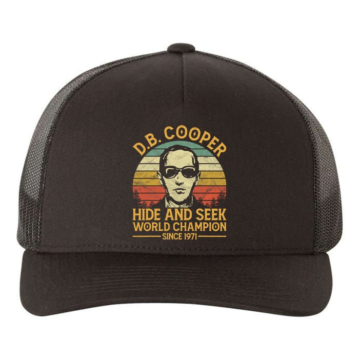 D.B. Coopers Hide And Seek Champion Since 1971 Db Cooper Yupoong Adult 5-Panel Trucker Hat