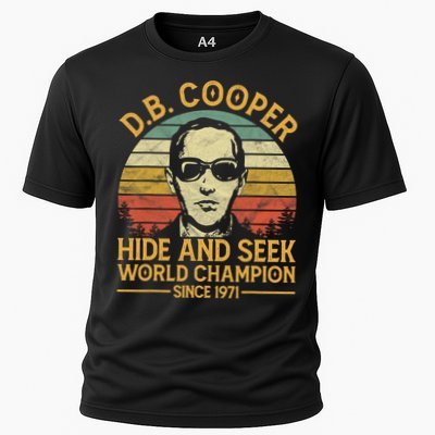 D.B. Coopers Hide And Seek Champion Since 1971 Db Cooper Cooling Performance Crew T-Shirt