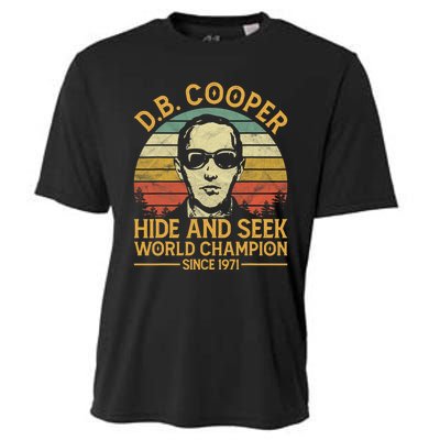 D.B. Coopers Hide And Seek Champion Since 1971 Db Cooper Cooling Performance Crew T-Shirt