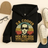 D.B. Coopers Hide And Seek Champion Since 1971 Db Cooper Hoodie