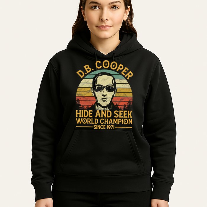 D.B. Coopers Hide And Seek Champion Since 1971 Db Cooper Hoodie
