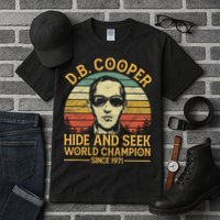 D.B. Coopers Hide And Seek Champion Since 1971 Db Cooper Tall T-Shirt